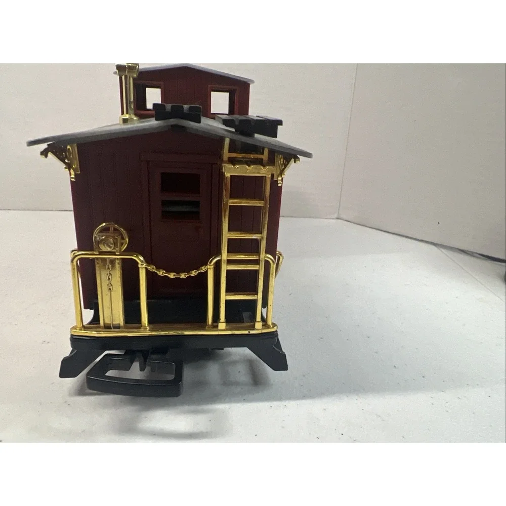 Denver Express Train Engine 1986 by New Bright D&W RR Toy Locomotive